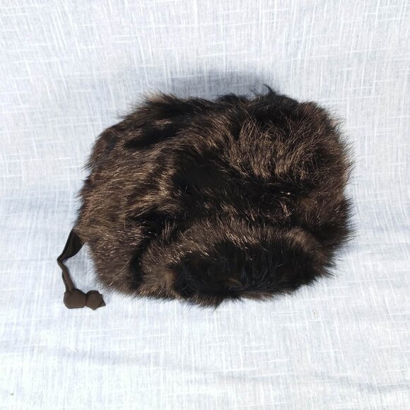 1940's Black Fox Fur Combination Muff and Purse - Picture 2 of 6